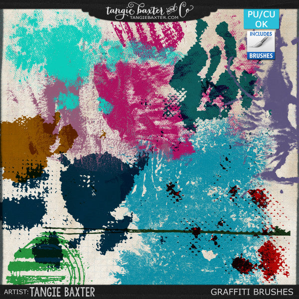 Graffiti Splatter Brushes