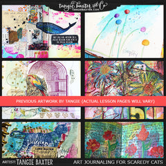 Mixed-Media Art Journaling for Scaredy Cats