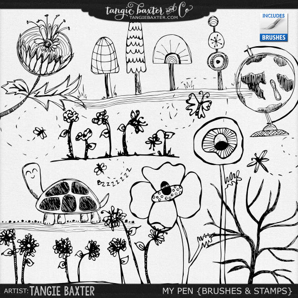 My Pen {Brushes & Stamps}