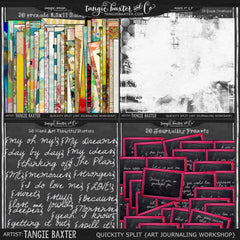 Quickity Split {Art Journaling Workshop}