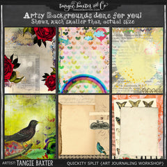 Quickity Split {Art Journaling Workshop}