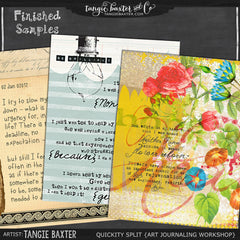 Quickity Split {Art Journaling Workshop}