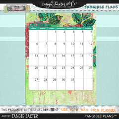Tangible Plans™ {Add On No. *2015 Printable Calendar}