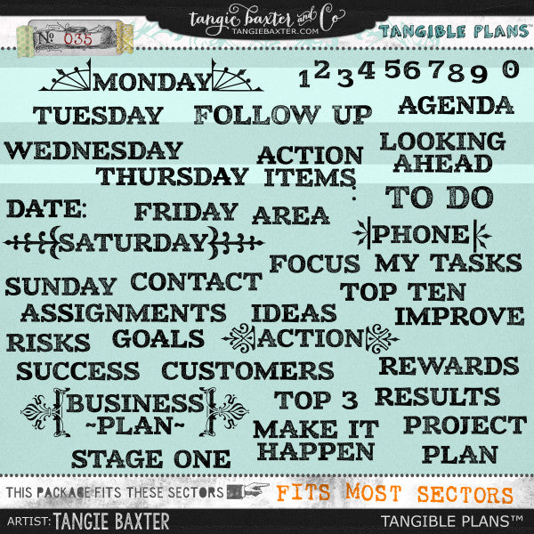 Tangible Plans™ {Add On No. 035}
