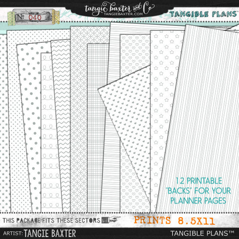 Tangible Plans™ {Add On No. 040}