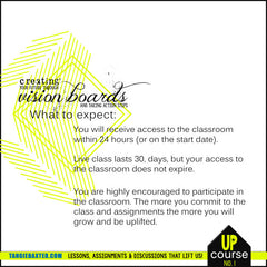 UP Course No. 01 {Creating Vision Boards}