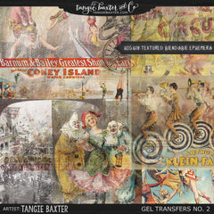 Gel Transfers No. 2 {Circus}