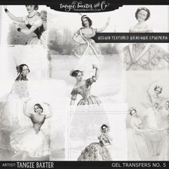 Gel Transfers No. 5 {Ballet}