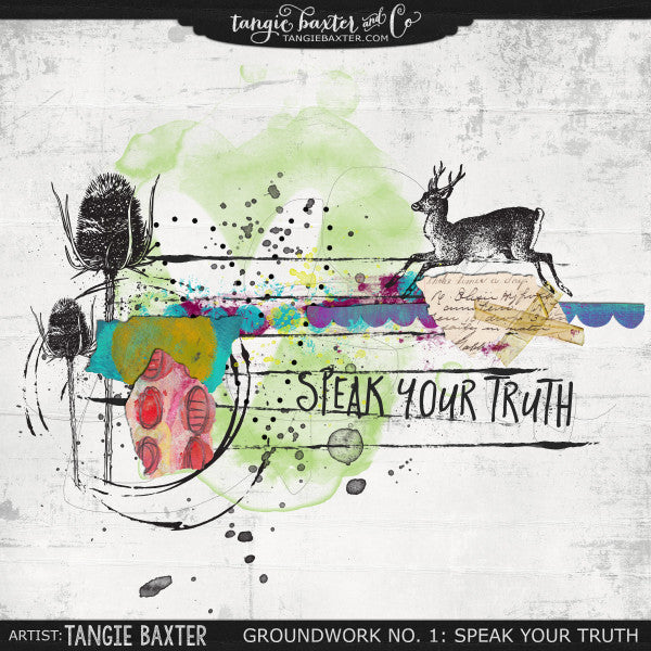 Groundwork No. 1: Speak Your Truth (with bonus collage sheet)