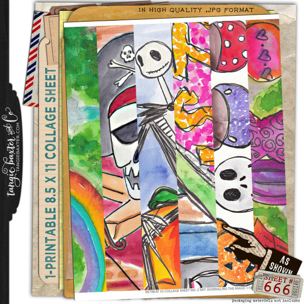 ARTist Collage Sheet #666