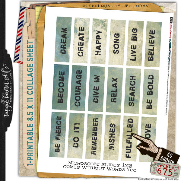 ARTist Collage Sheet #675