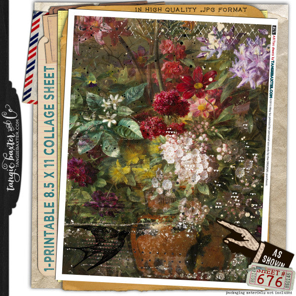 ARTist Collage Sheet #676