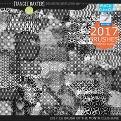 2017 Brush of the Month Club - No. 06 June Brushes