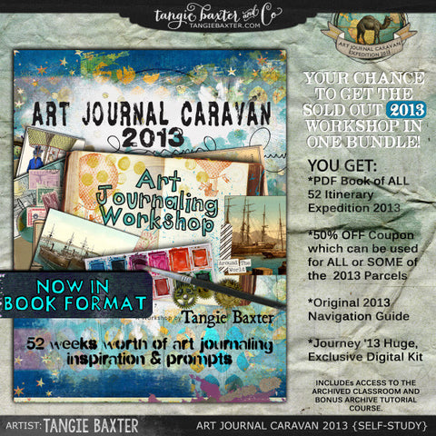Art Journal Caravan™ Workshop Expedition 2013 {Self-Study}