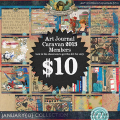 Art Journal Caravan™ 2013 {January Collection}