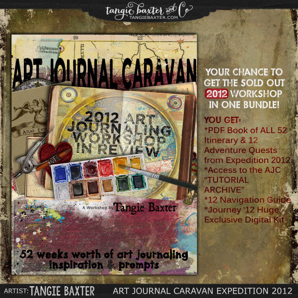 Art Journal Caravan™ Workshop Expedition 2012 {Self-Study}