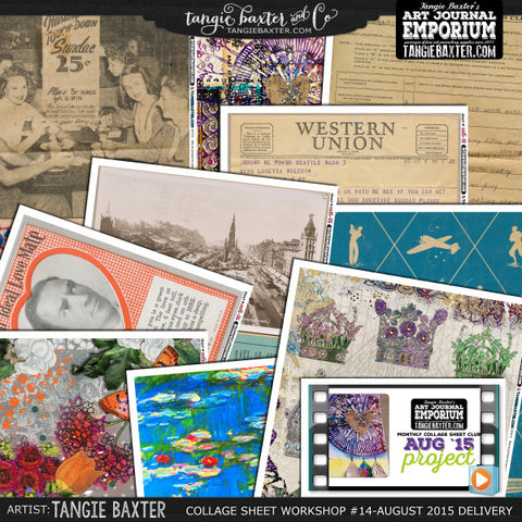 -Collage Sheet Workshop #14 {August '15 Delivery}