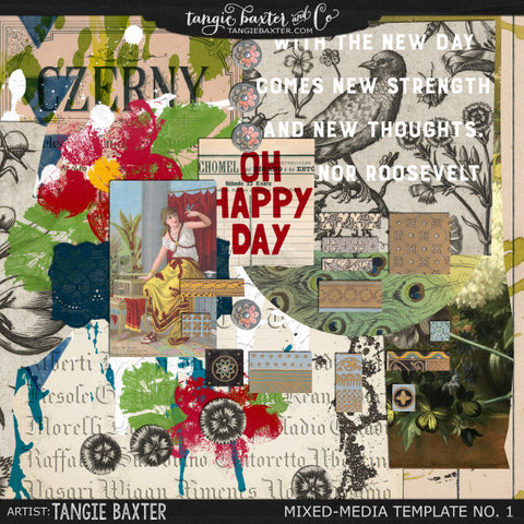 Mixed-Media Template No. 1