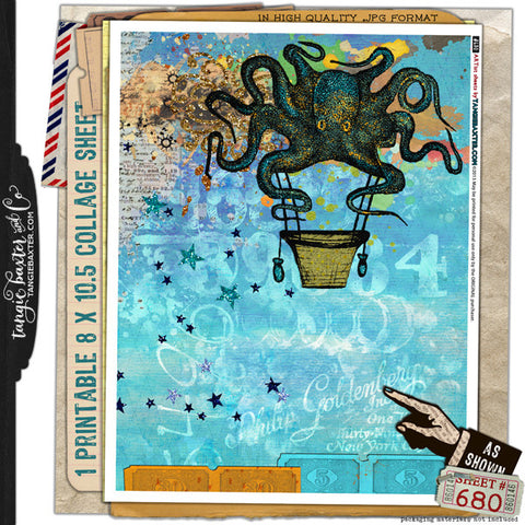 ARTist Collage Sheet #680