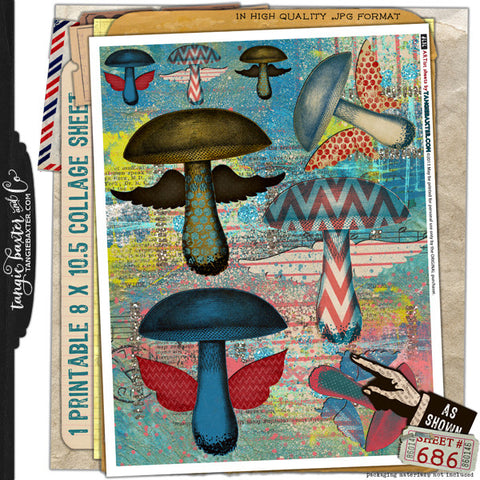 ARTist Collage Sheet #686