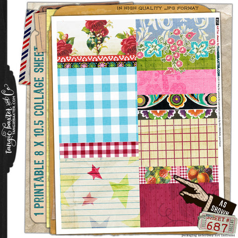 ARTist Collage Sheet #687