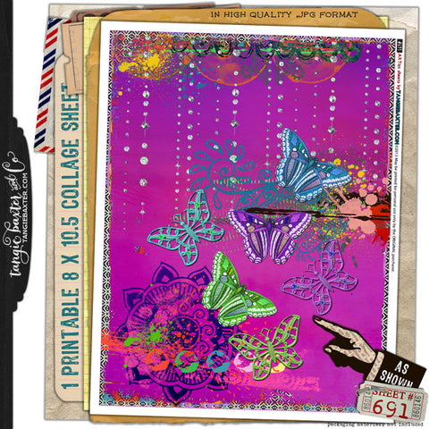 ARTist Collage Sheet #691