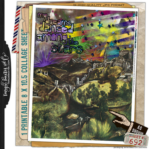 ARTist Collage Sheet #692