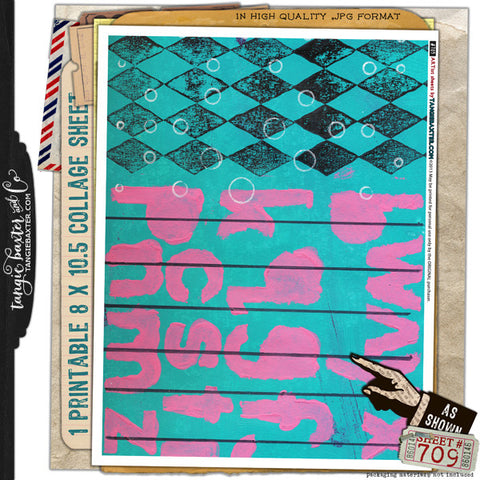 ARTist Collage Sheet #709