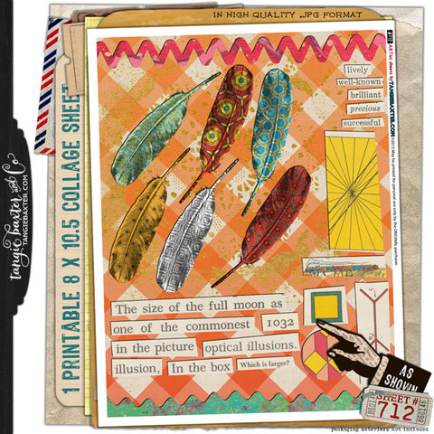 ARTist Collage Sheet #712