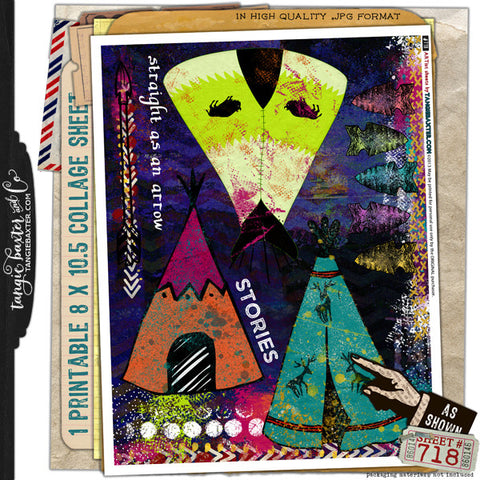 ARTist Collage Sheet #718