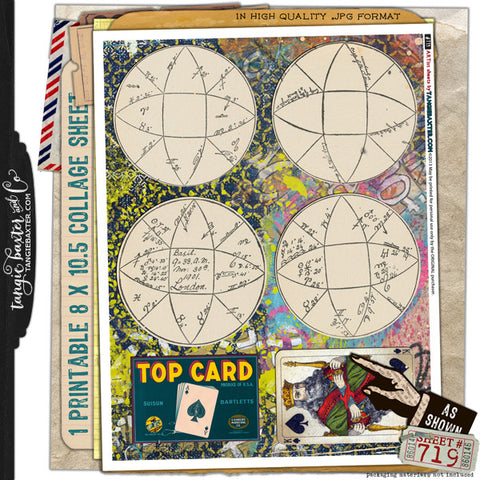 ARTist Collage Sheet #719
