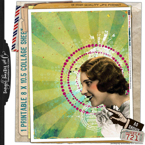 ARTist Collage Sheet #721