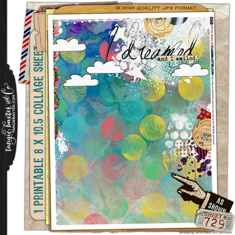 ARTist Collage Sheet #729
