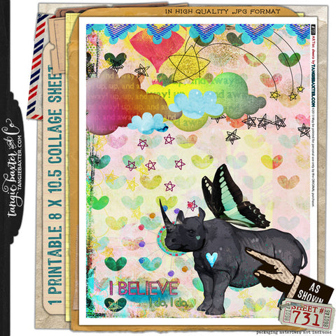 ARTist Collage Sheet #731