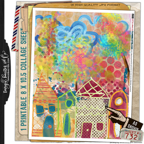 ARTist Collage Sheet #732