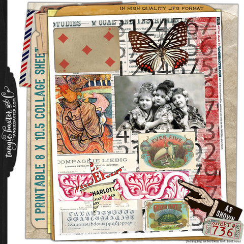 ARTist Collage Sheet #736