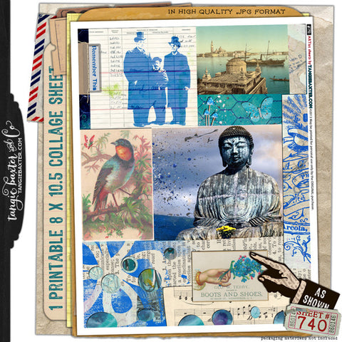 ARTist Collage Sheet #740