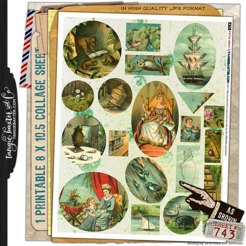 ARTist Collage Sheet #743