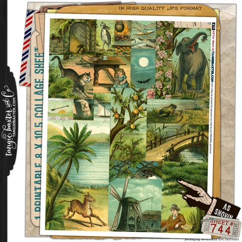 ARTist Collage Sheet #744