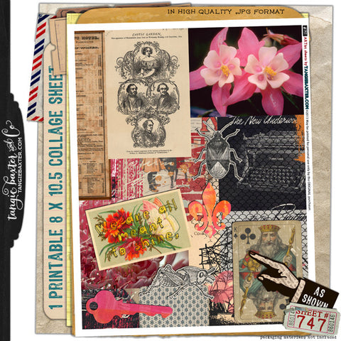 ARTist Collage Sheet #747