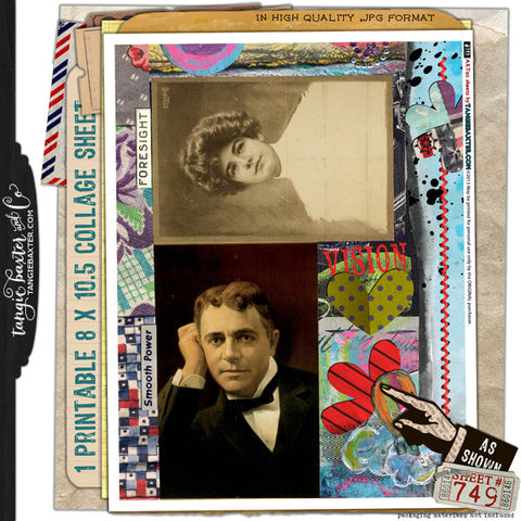 ARTist Collage Sheet #749