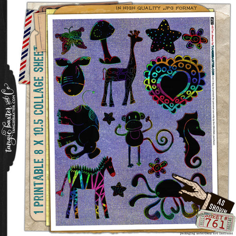 ARTist Collage Sheet #761