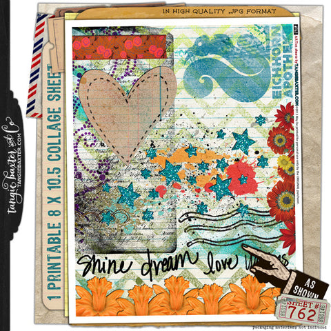ARTist Collage Sheet #762