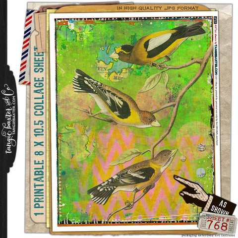 ARTist Collage Sheet #768