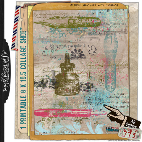 ARTist Collage Sheet #773