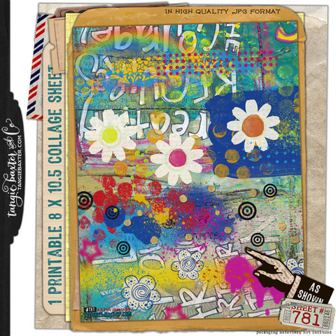 ARTist Collage Sheet #781