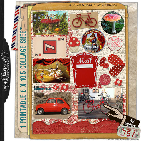 ARTist Collage Sheet #787