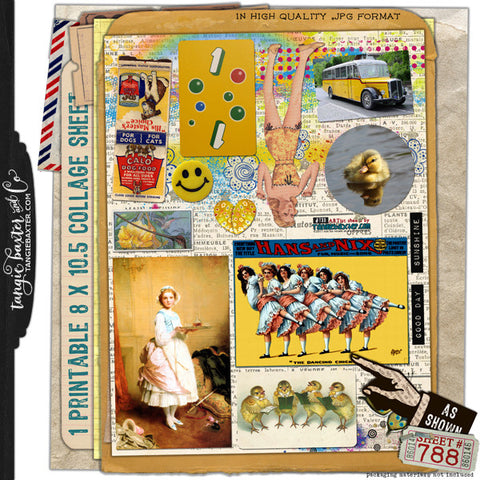 ARTist Collage Sheet #788