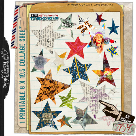 ARTist Collage Sheet #797