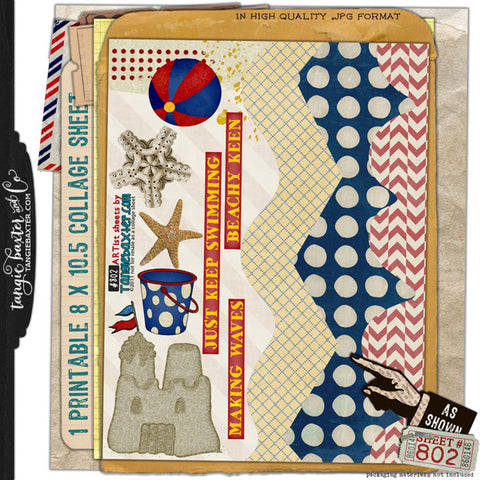 ARTist Collage Sheet #802
